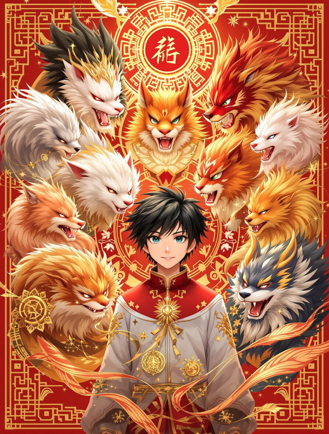 生肖守护者 - 3d漫画连载作品封面