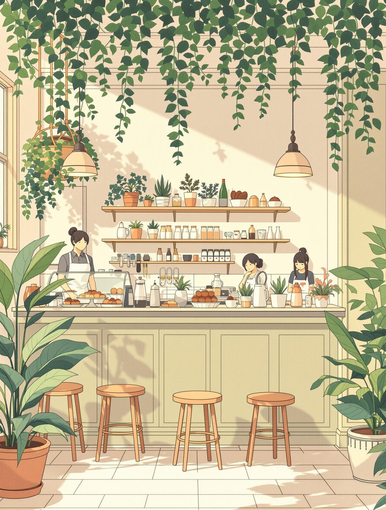 绿野咖啡馆 - 3d漫画连载作品封面