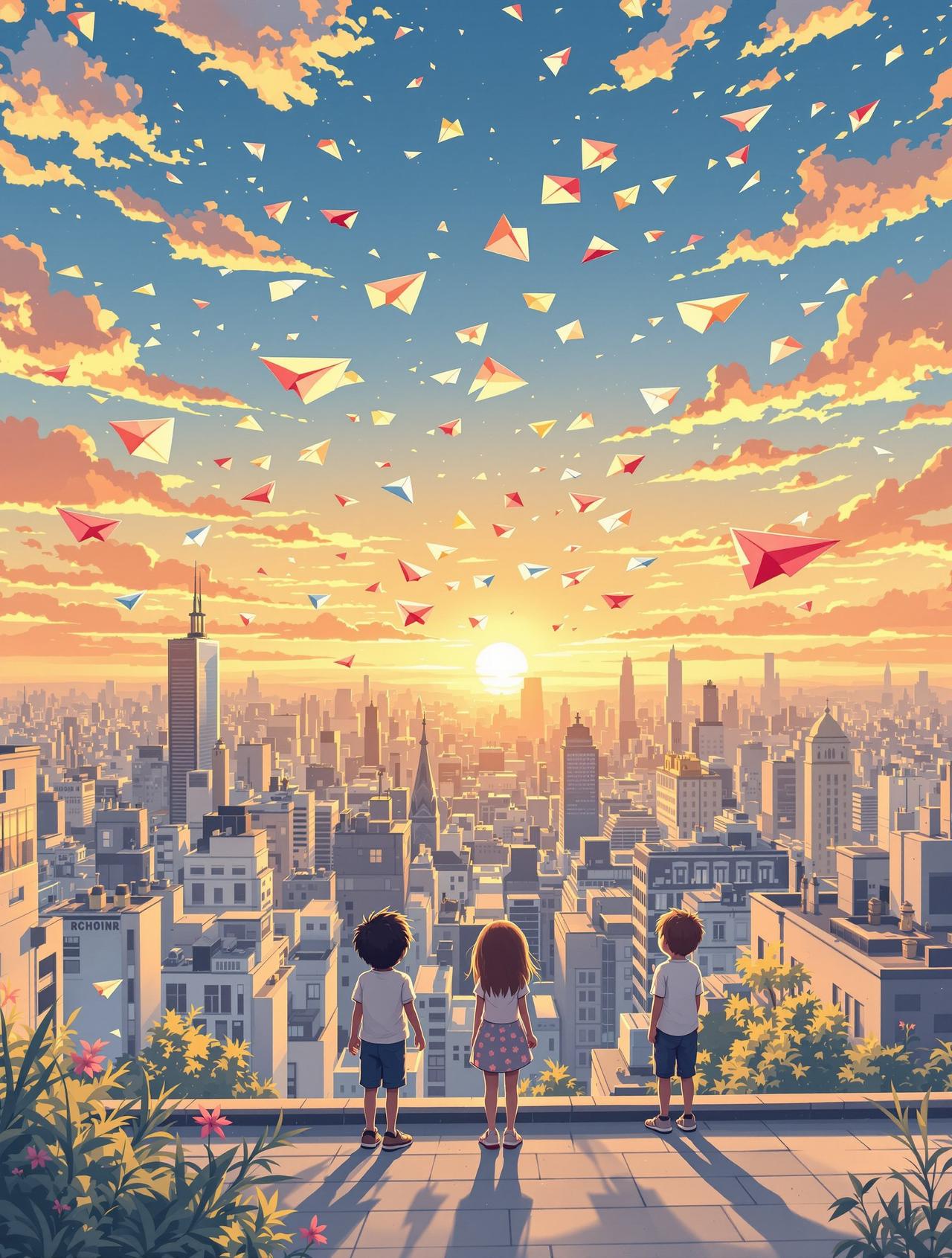 纸飞机信使 - 3d漫画连载作品封面