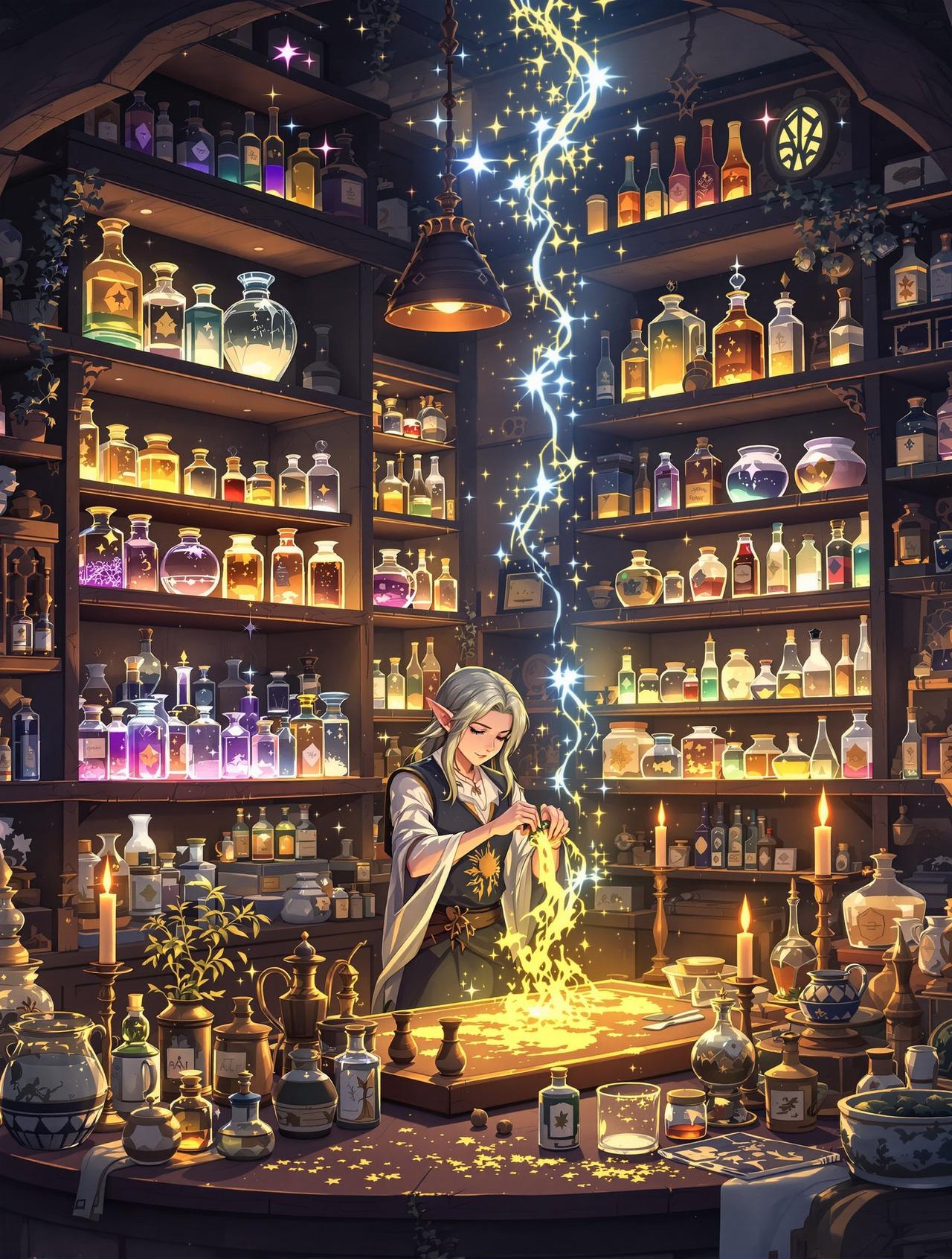 精灵药剂师 - 3d漫画连载作品封面