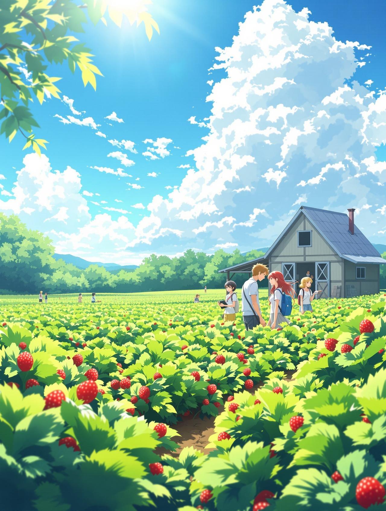 草莓味的夏天 - 3d漫画连载作品封面