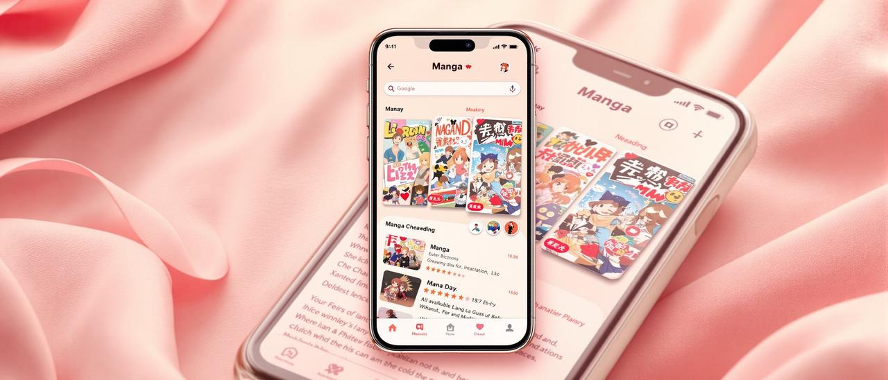 3d漫画APP界面展示